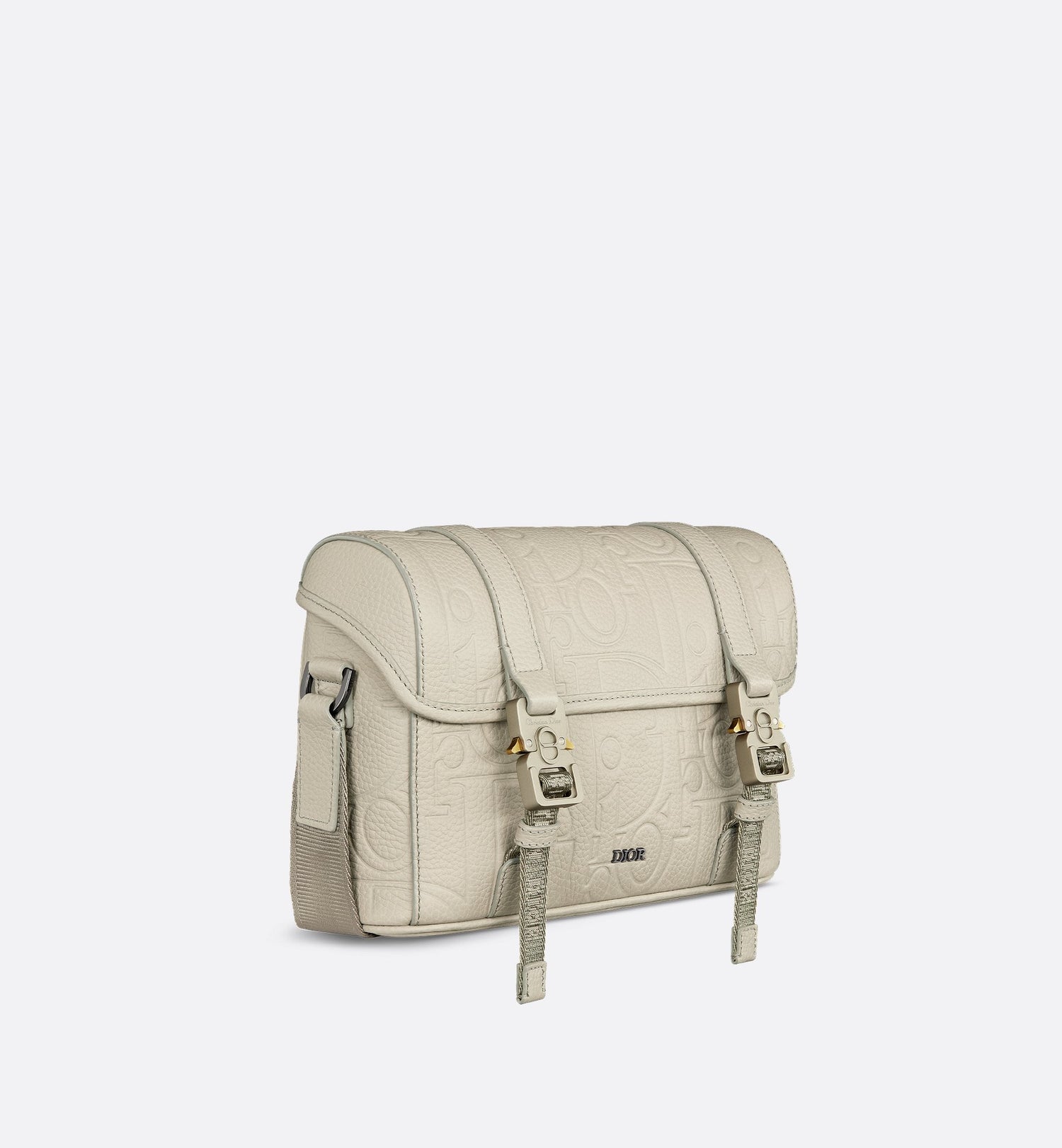 Hit The Road Messenger Bag With Flap Beige Dior Gravity Leather And Beige Grained Calfskin