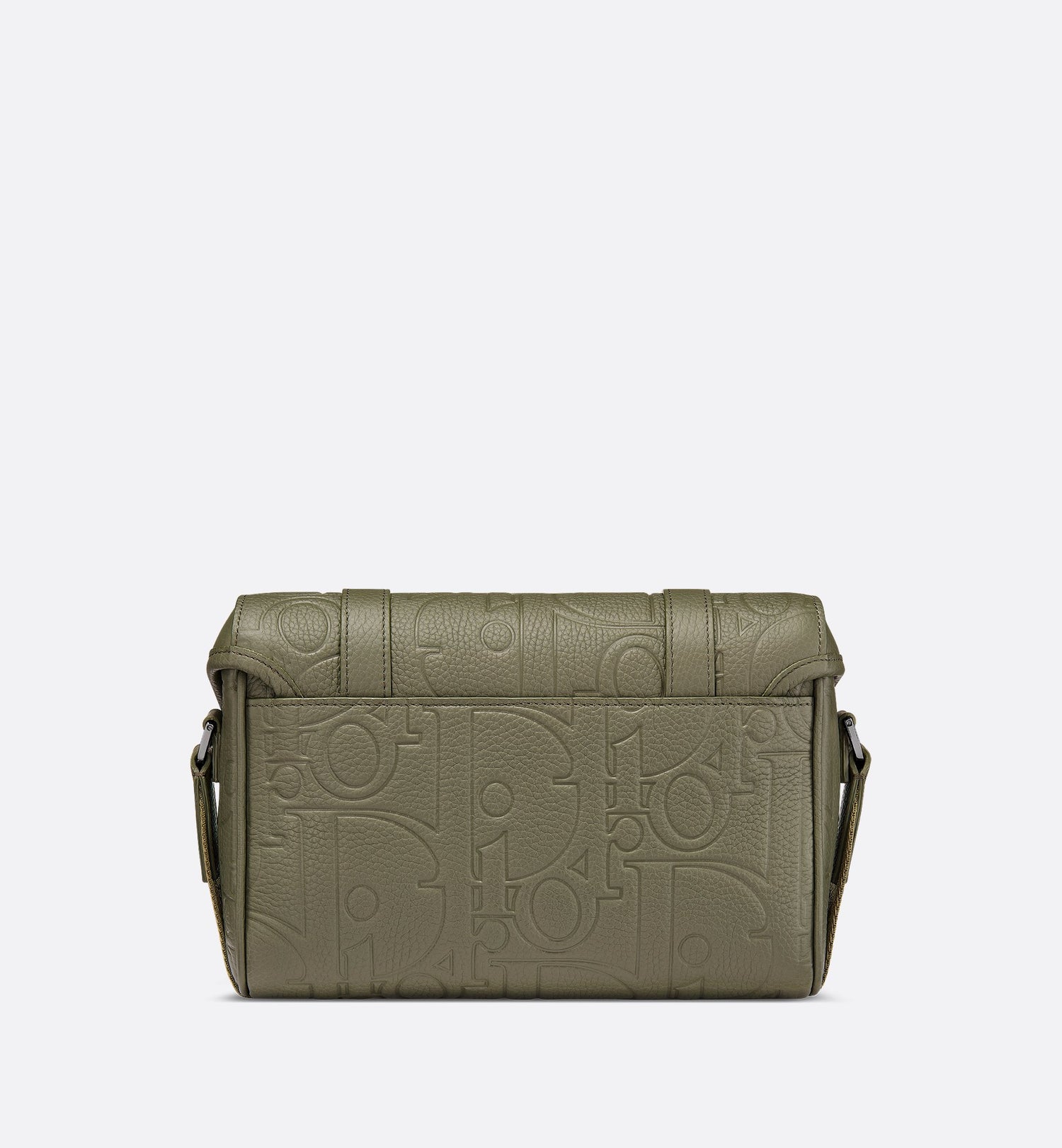 Hit The Road Messenger Bag With Flap Khaki Dior Gravity Leather And Khaki Grained Calfskin