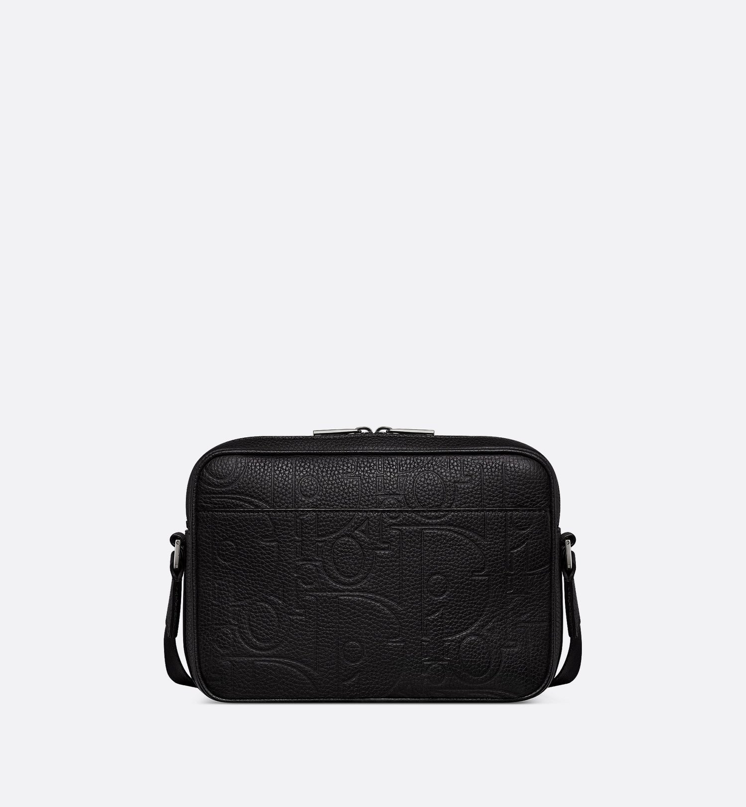 Rider 2.0 Zipped Messenger Bag Black Dior Gravity Leather And Black Grained Calfskin