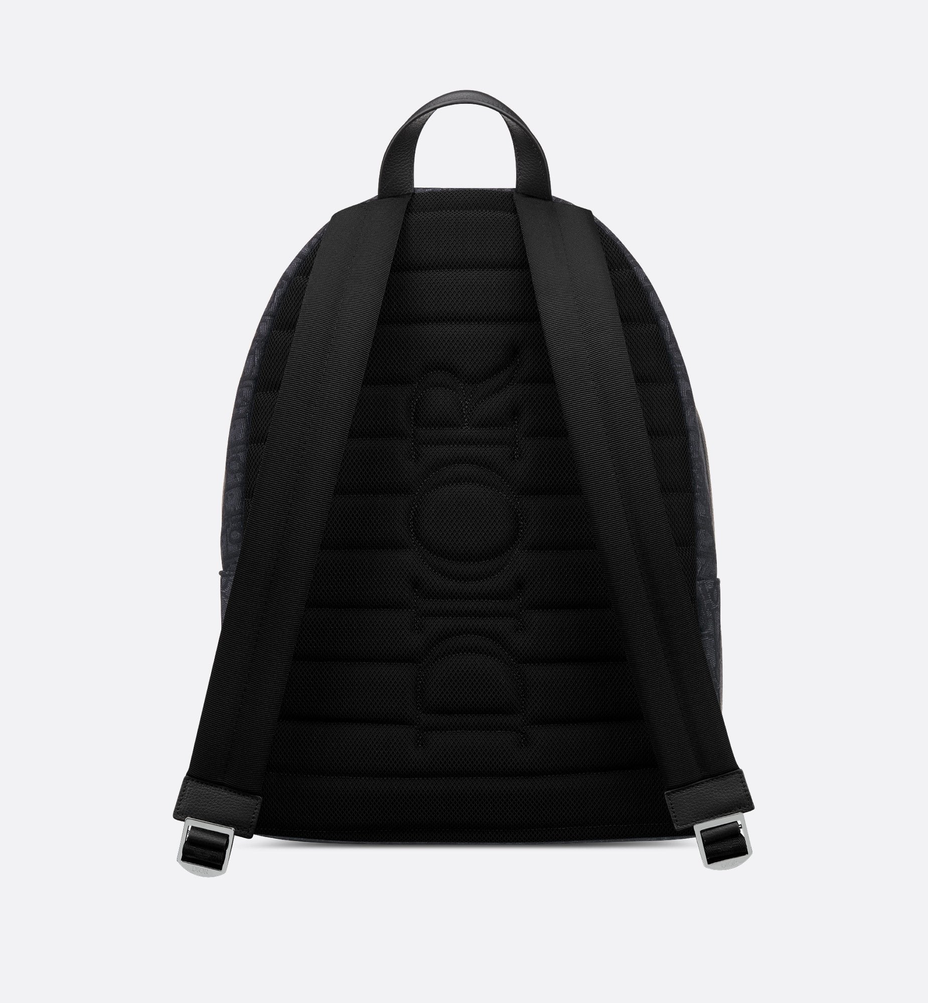 Rider Backpack Black Dior Oblique Jacquard