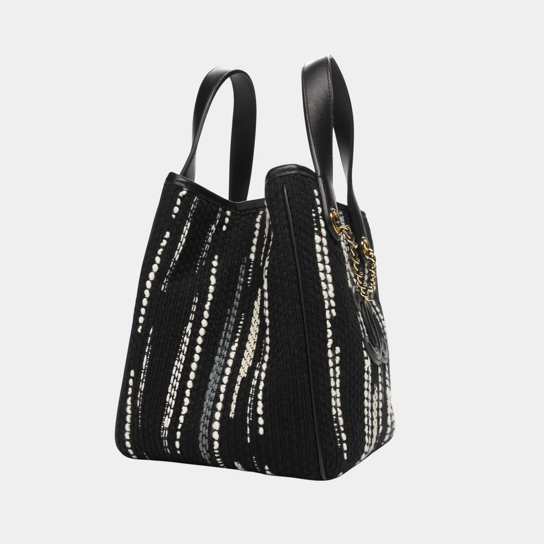 Mini Tote Canvas & Gold-Tone Metal