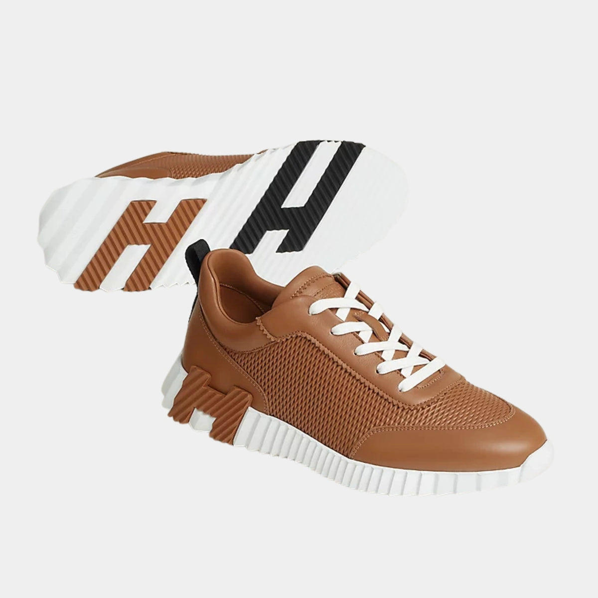 Bouncing Sneaker in Graphic Calfskin And Calfskin
