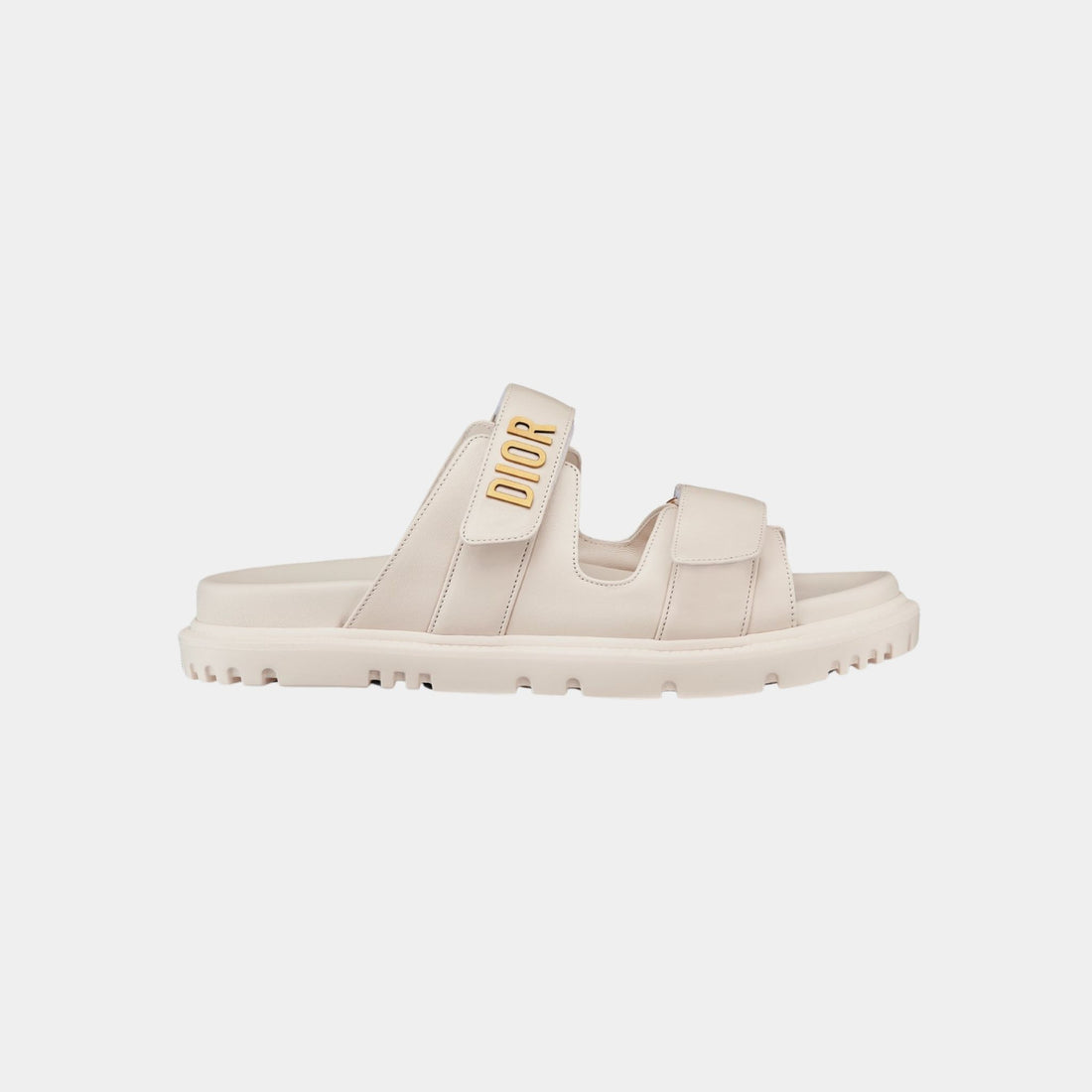 Dioract Slide White Lambskin