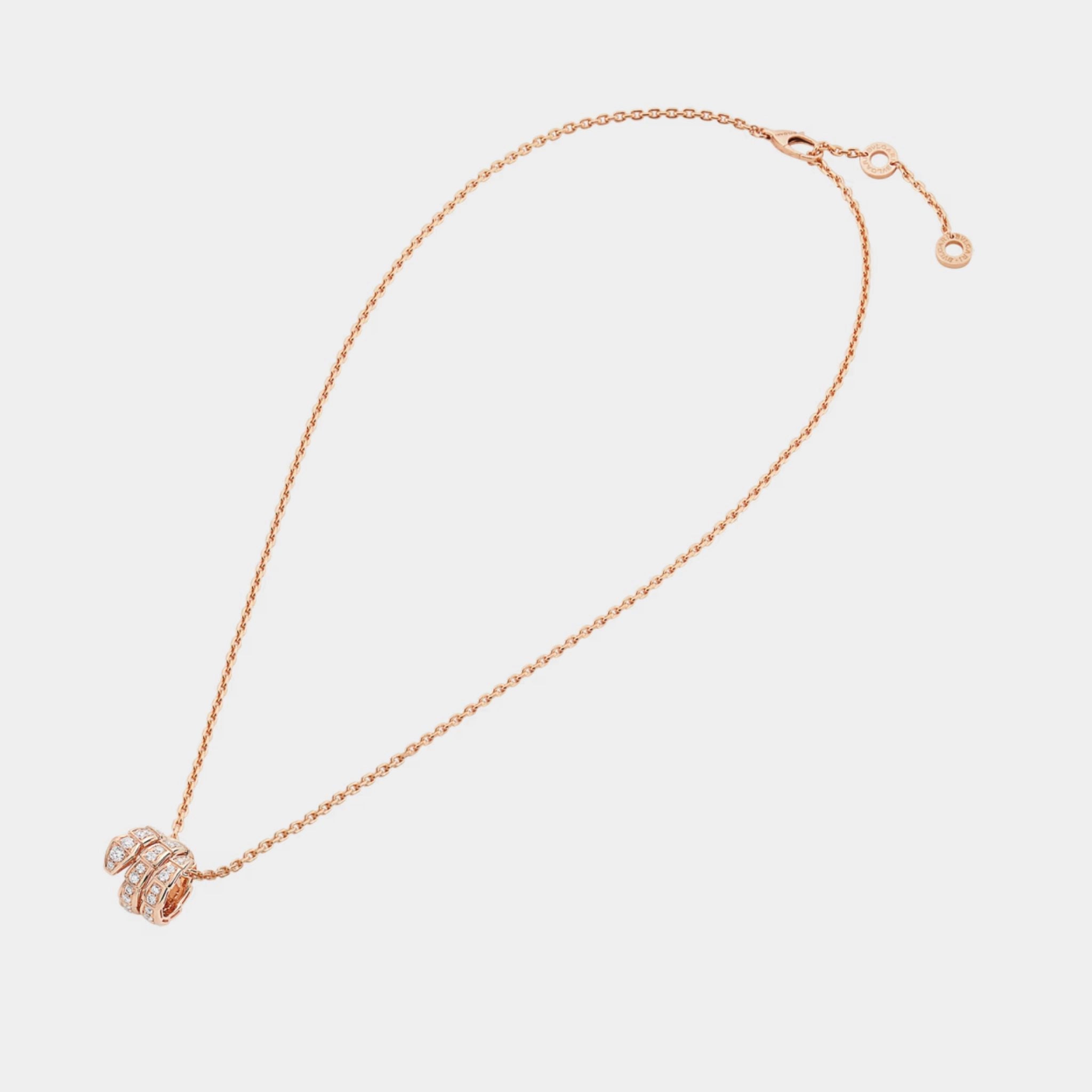 Serpenti Viper Diamond Pendant Necklace