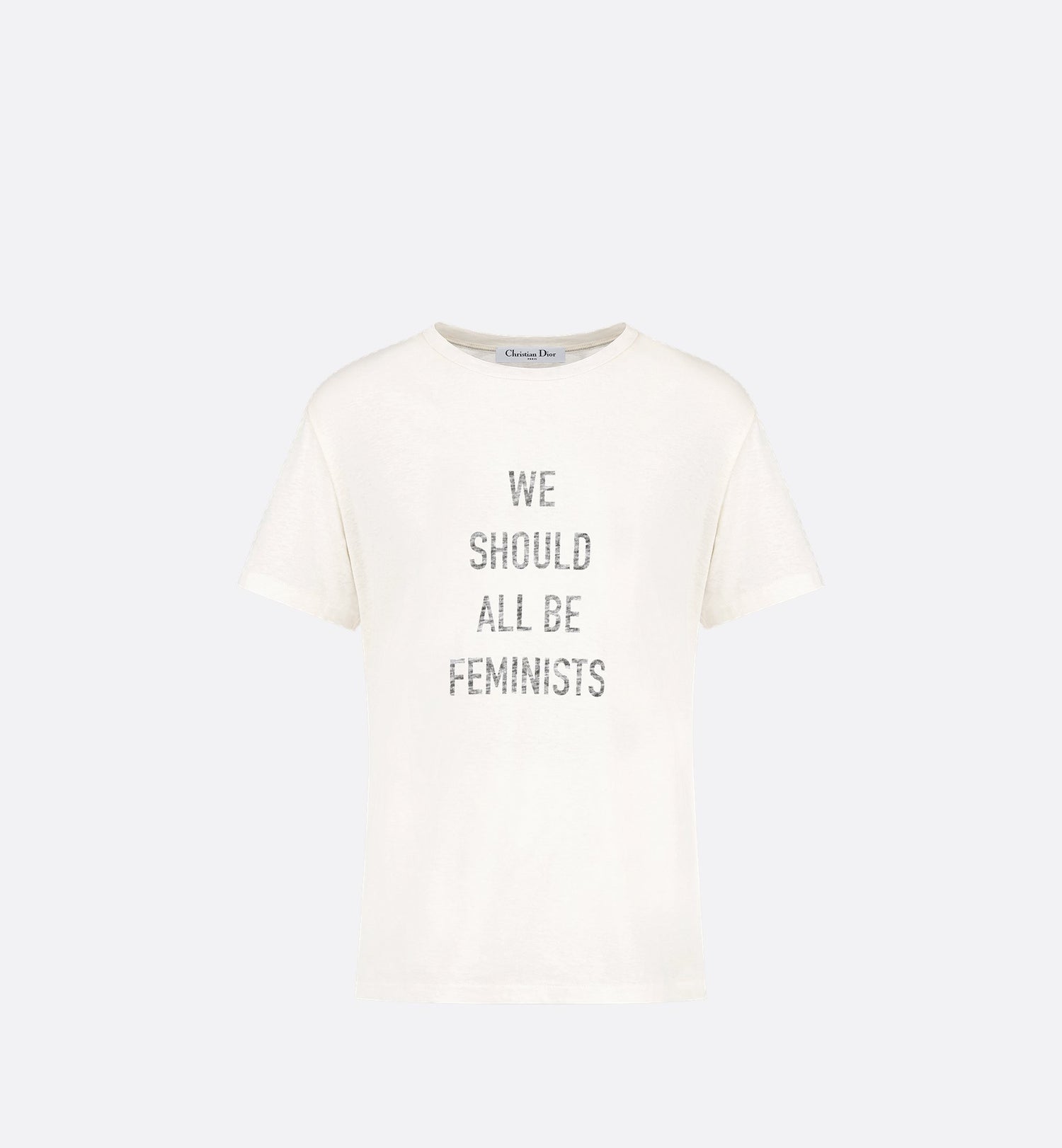 We Should All Be Feminists T Shirt White Cotton Jersey And Linen