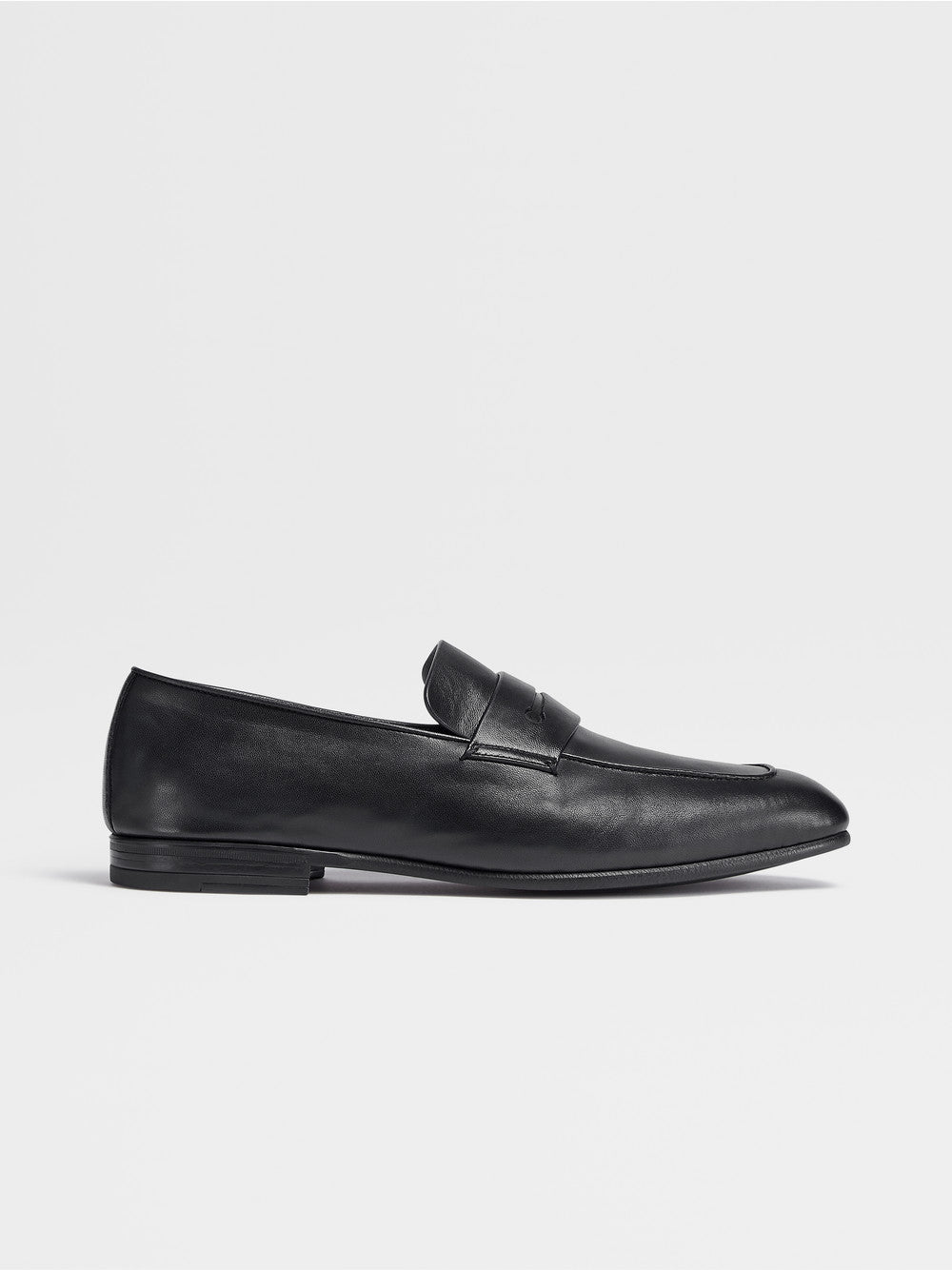 Black Leather L Aasola Loafers