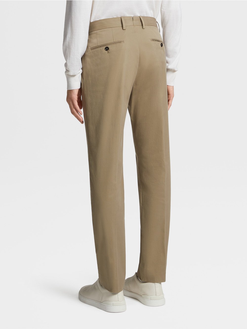 Light Brown Cotton Pants