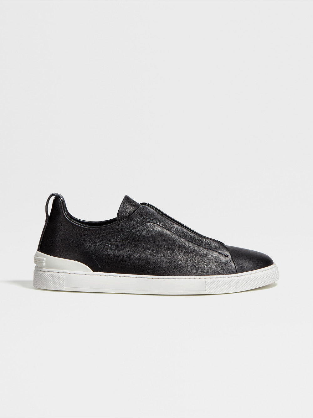 Black Secondskin Triple Stitch Sneakers