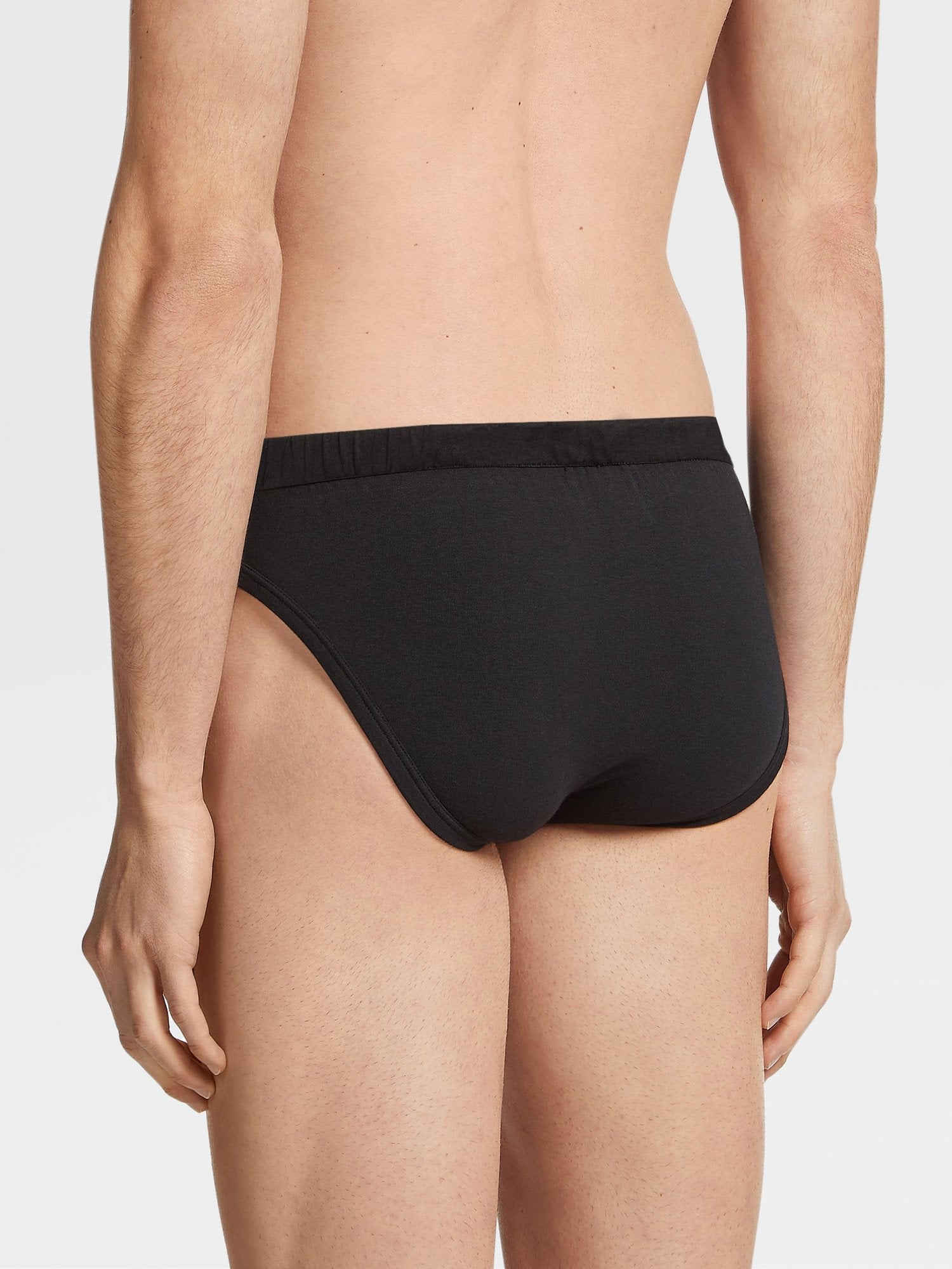 Black Cotton Briefs