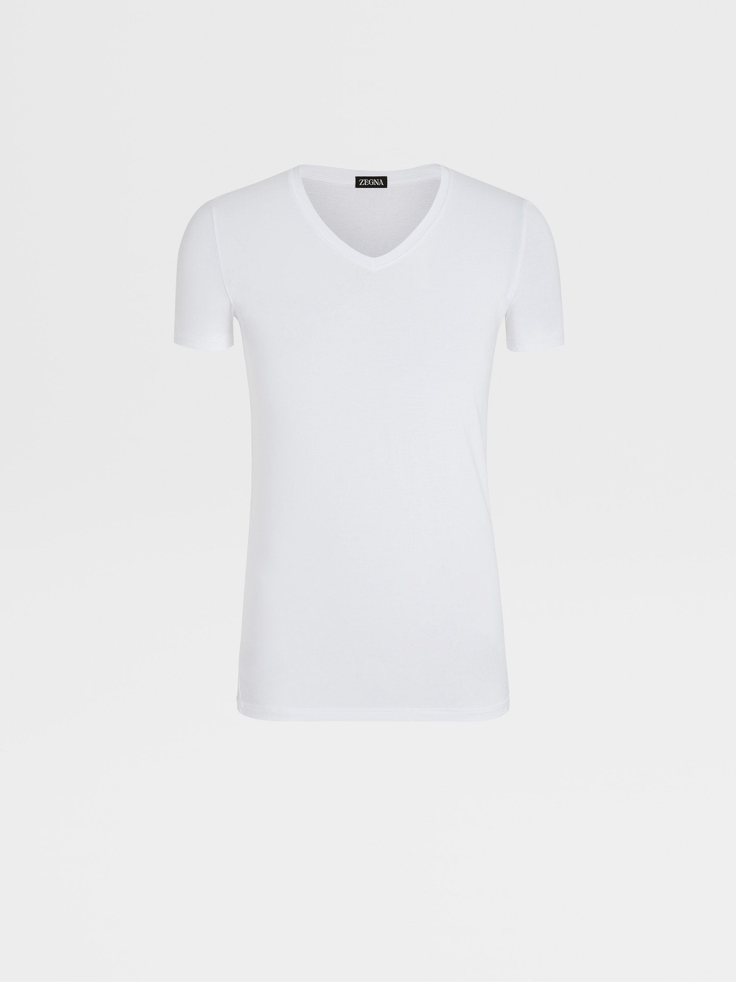 White Stretch Modal T Shirt