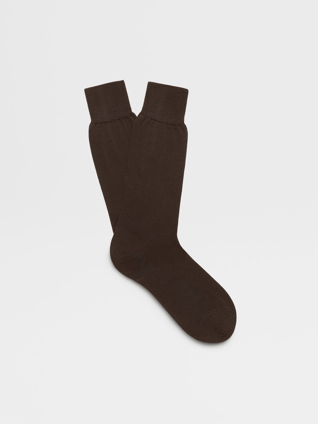 Brown Cotton Socks