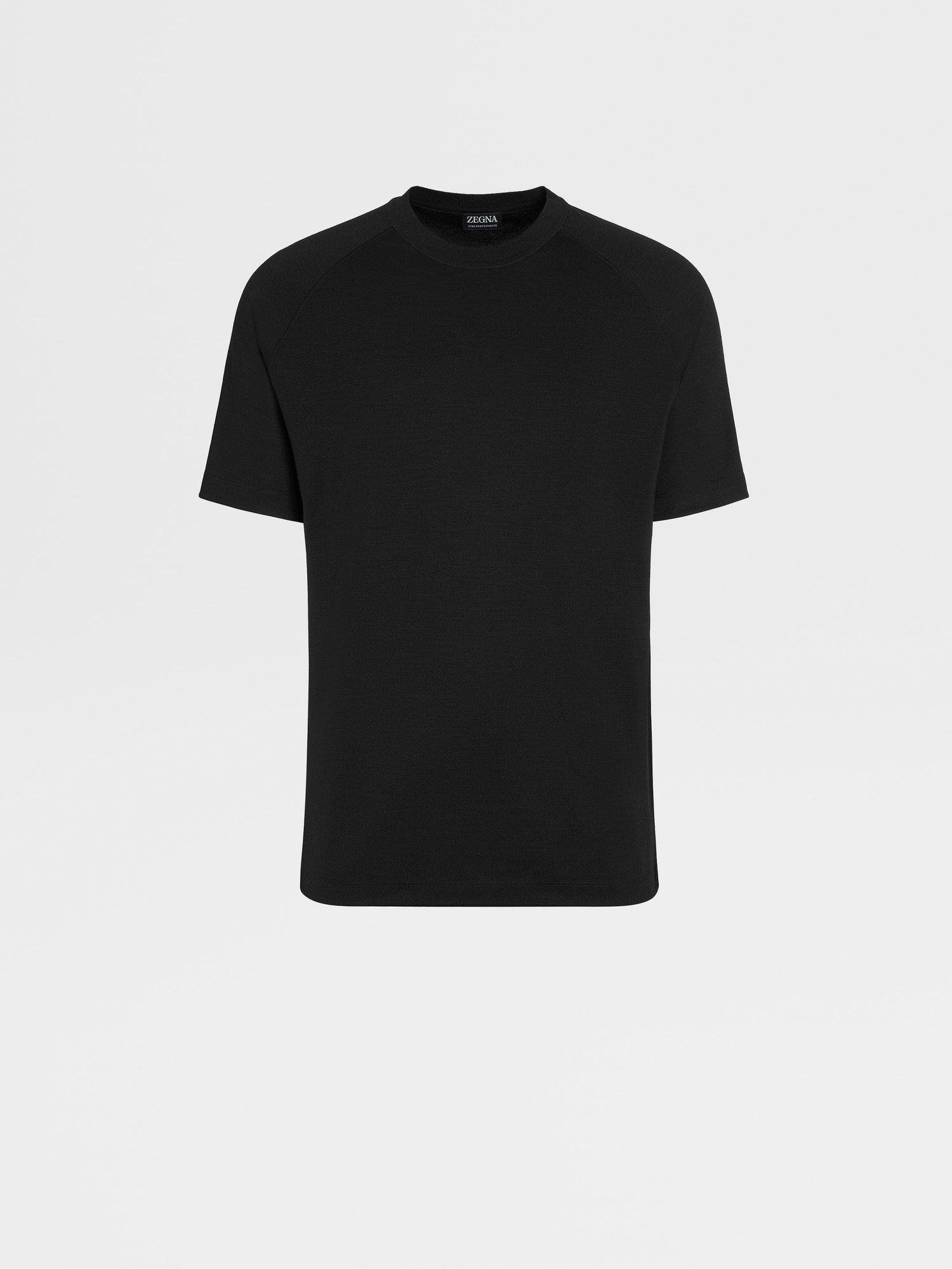 Black High Performance Wool T Shirt