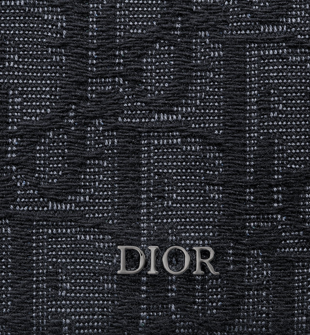 Zipped Card Holder Black Dior Oblique Jacquard And Grained Calfskin