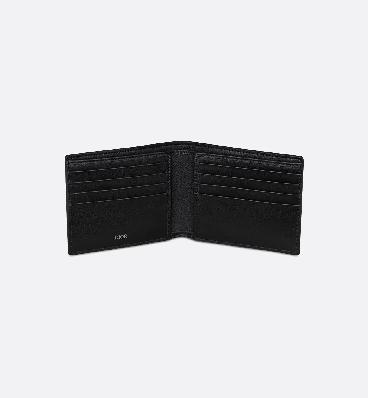 Bifold Wallet Black Dior Gravity Leather