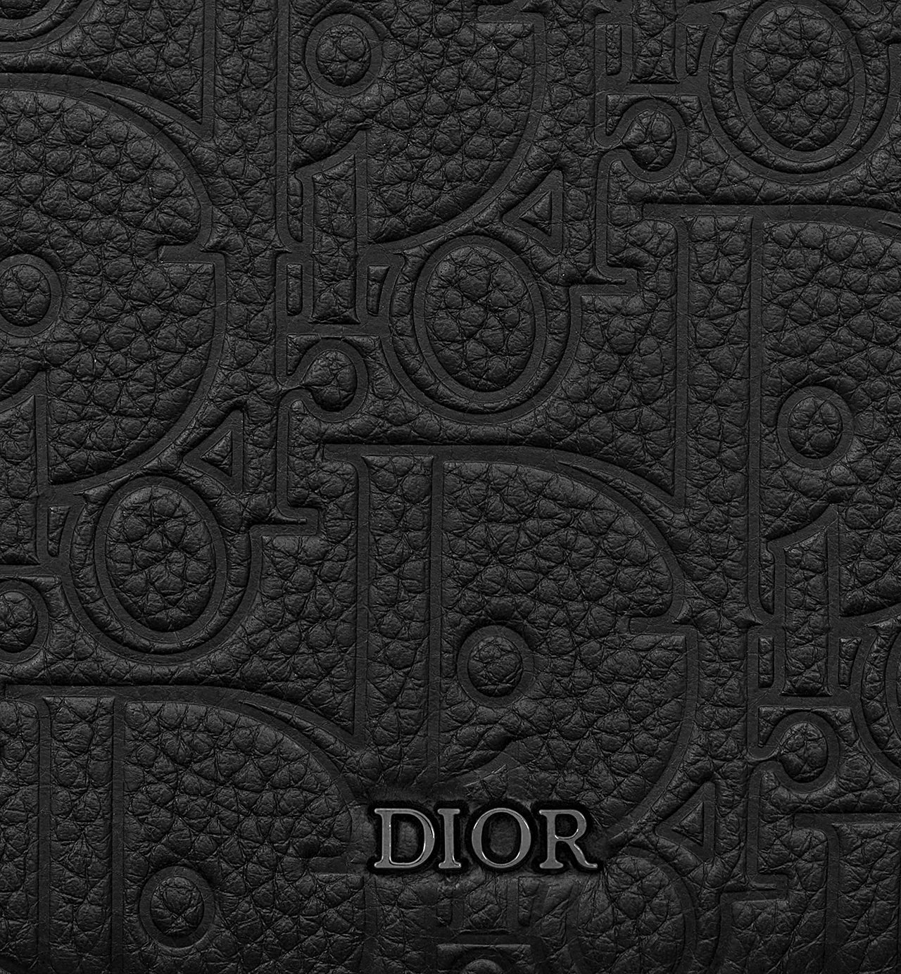 Bifold Wallet Black Dior Gravity Leather