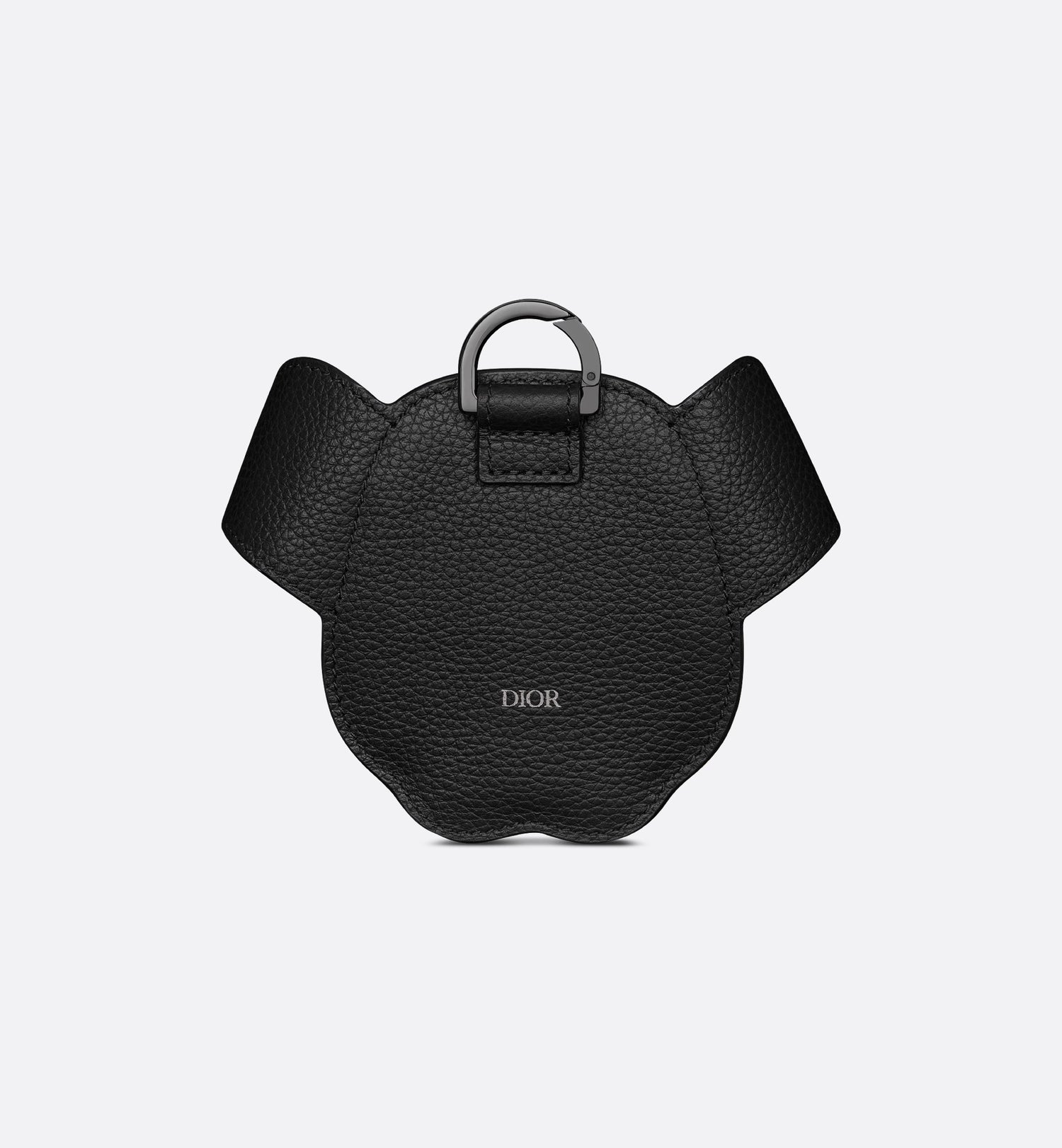 Bobby Earbud Case Black Dior Oblique Jacquard And Black Grained Calfskin