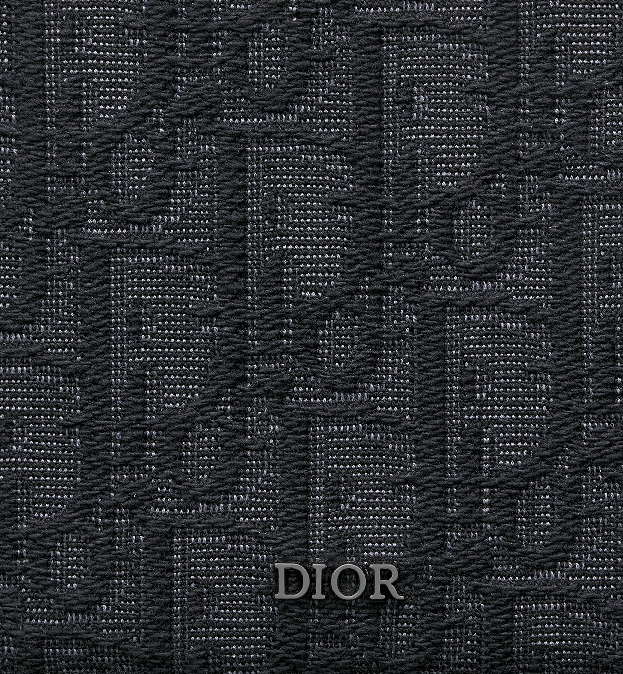 Compact Wallet Black Dior Oblique Jacquard