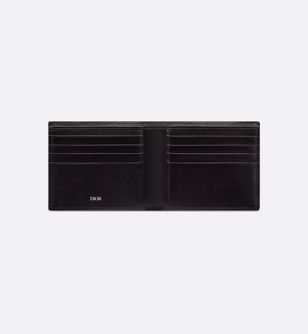 Wallet Black Dior Oblique Jacquard