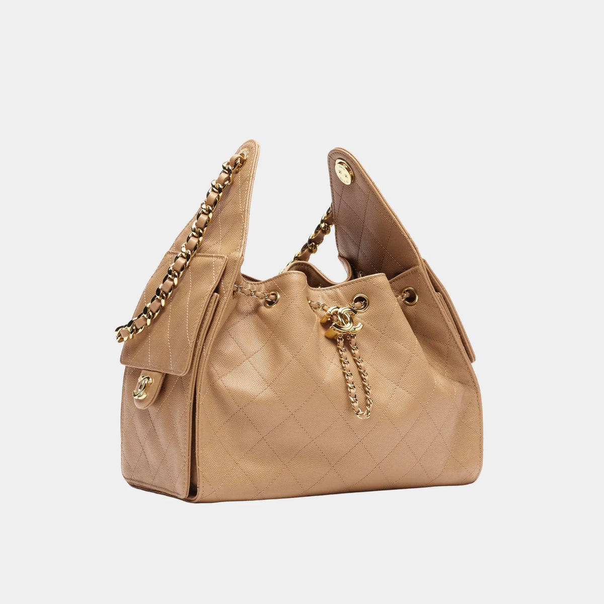Chanel 25 Small Handbag Calfskin &amp; Gold-Tone Metal