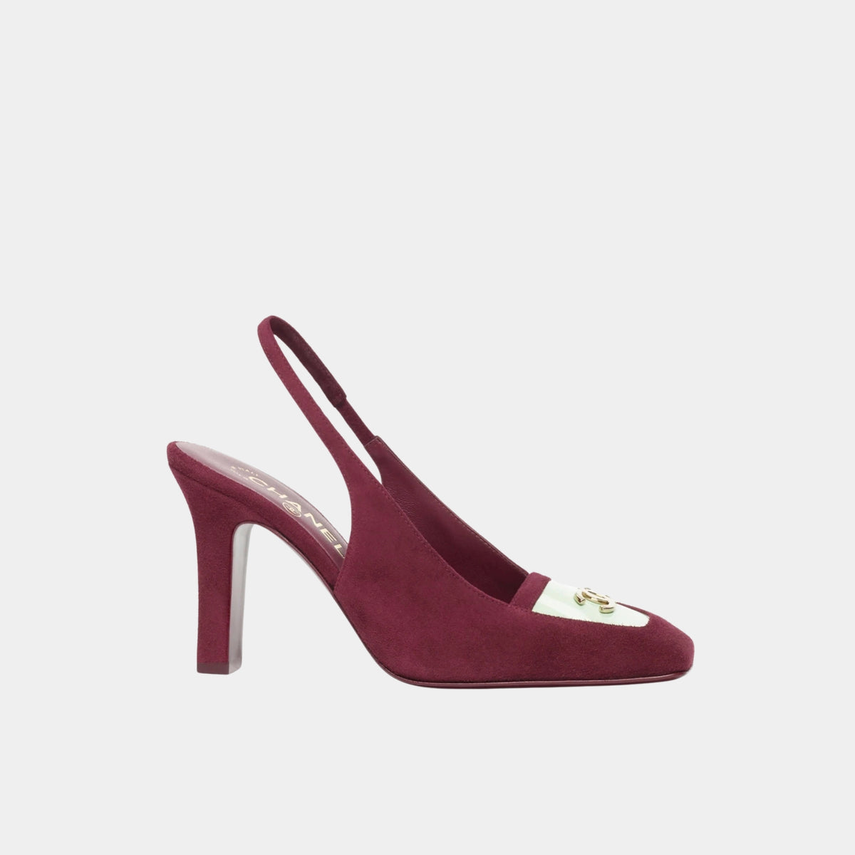 Slingbacks Suede Kidskin &amp; Patent Calfskin