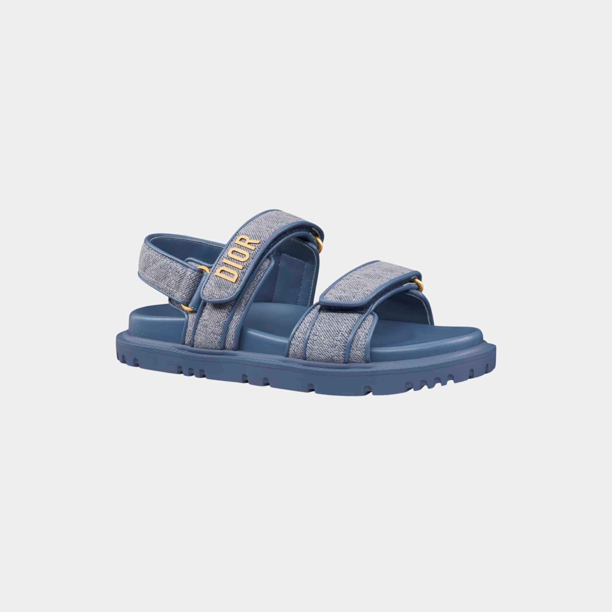 Dioract Sandal Blue Cannage Denim