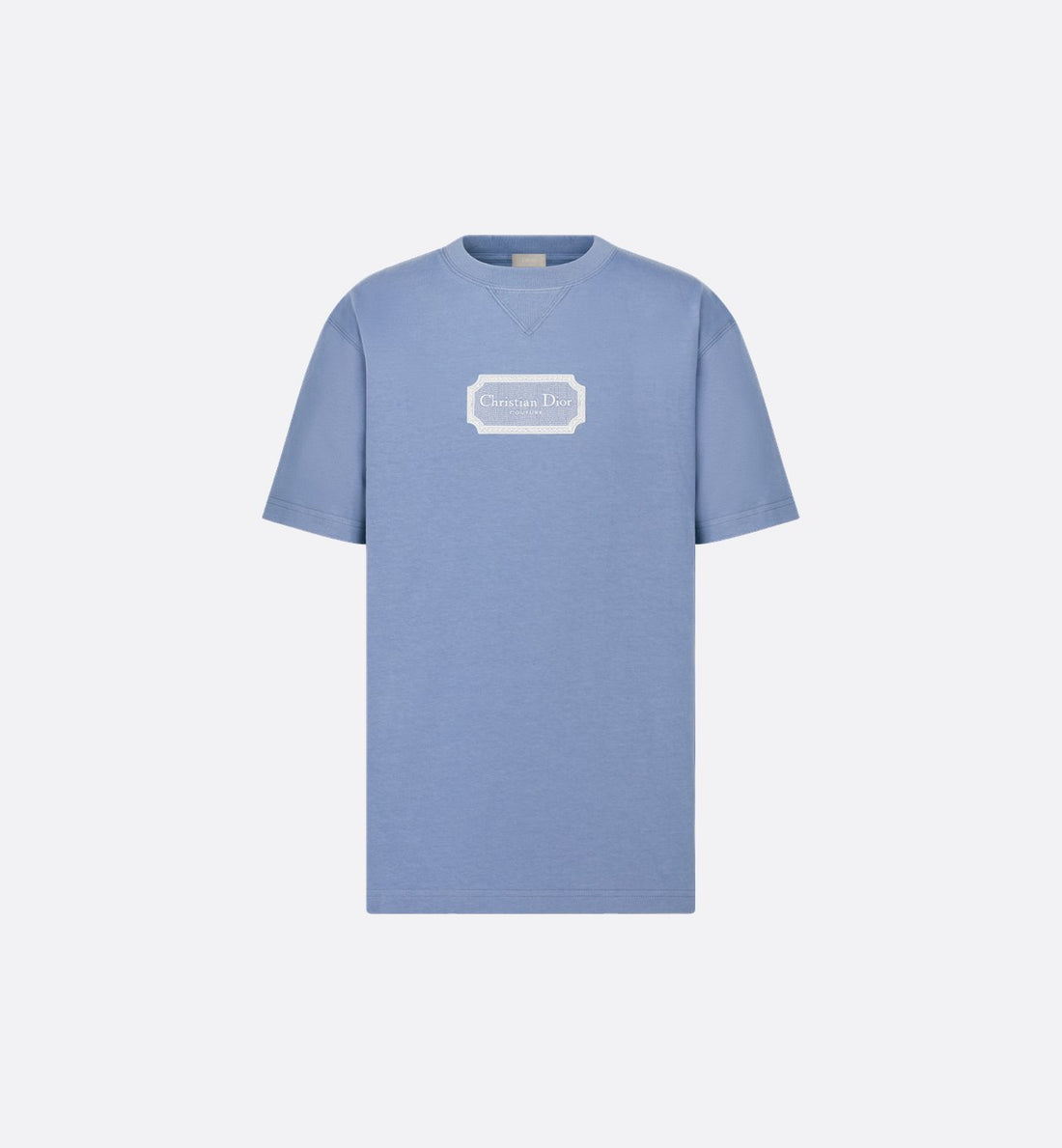 Cd Couture Relaxed Fit T-Shirt Blue Cotton Jersey