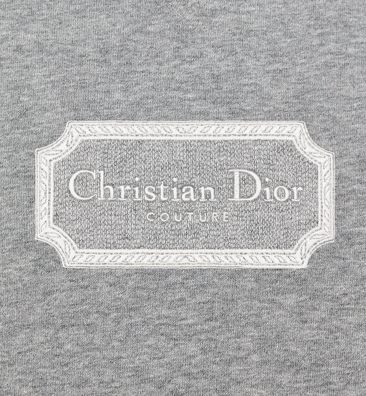 Cd Couture Relaxed Fit T-Shirt Gray Cotton Jersey