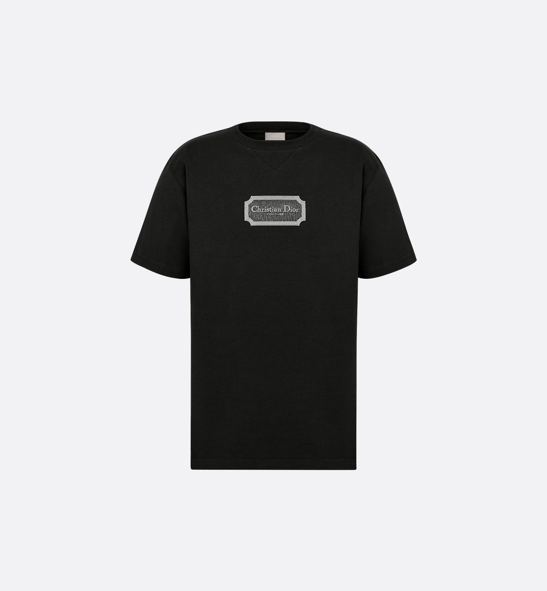 Cd Couture Relaxed Fit T-Shirt Black Cotton Jersey