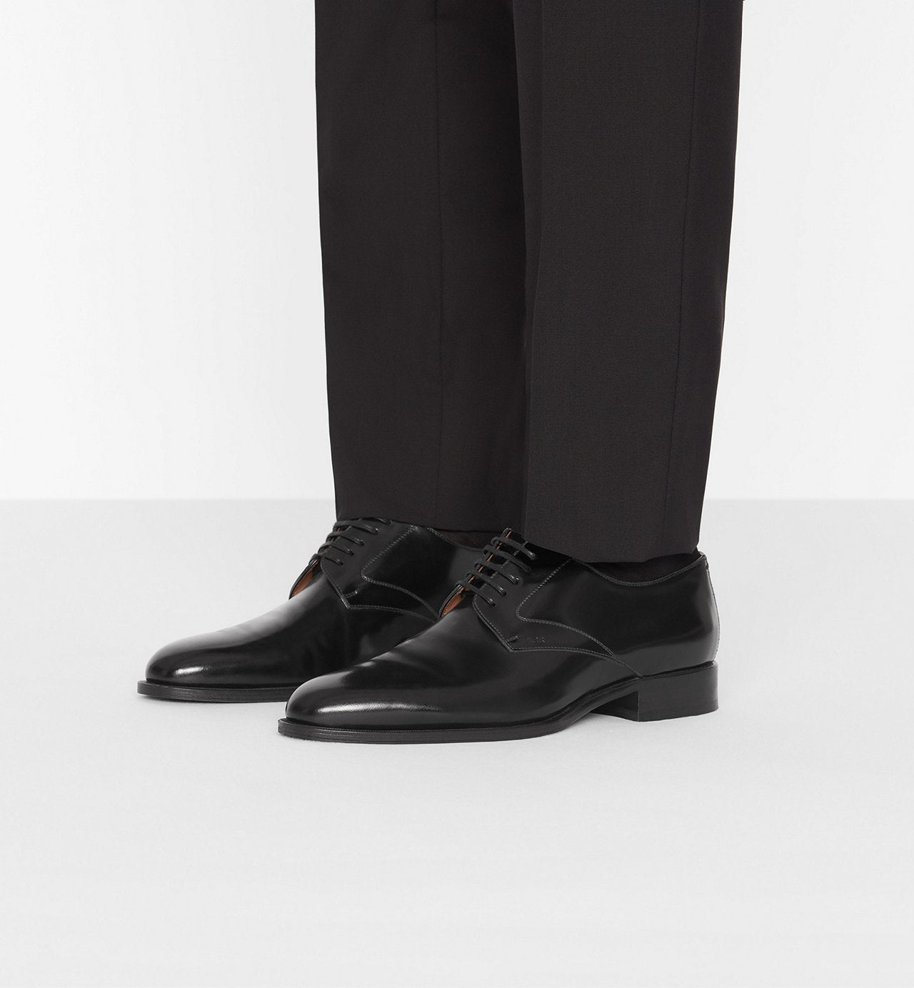 Timeless Derby Shoe Black Polished Calfskin