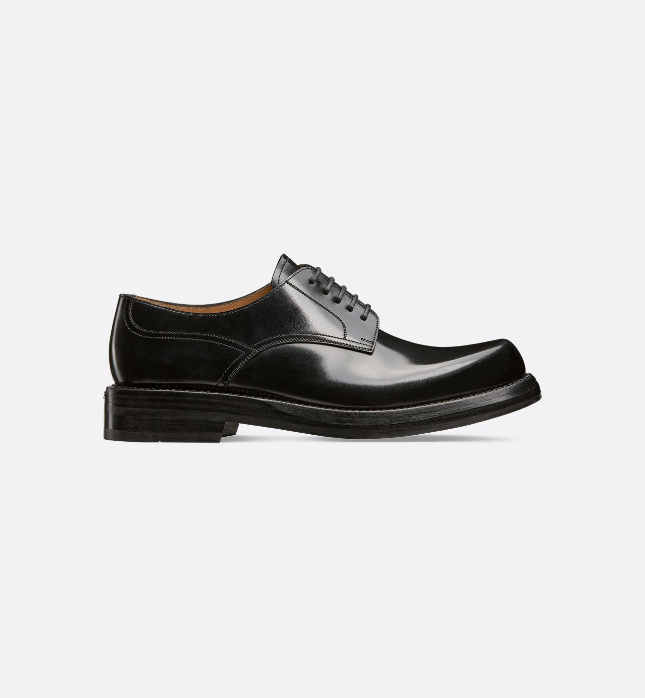 Carlo Derby Shoe Black Polished Calfskin