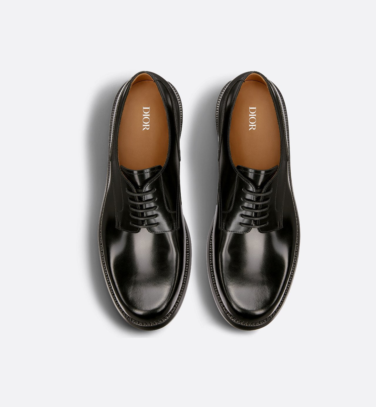 Carlo Derby Shoe Black Polished Calfskin