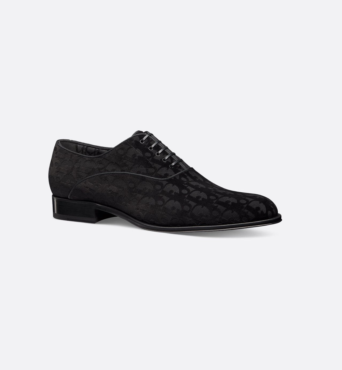 Timeless Oxford Shoe Black Dior Oblique Velvet