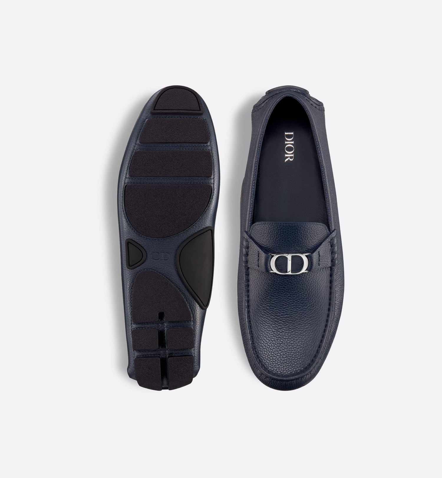 Odéon Loafer Navy Blue Grained Calfskin