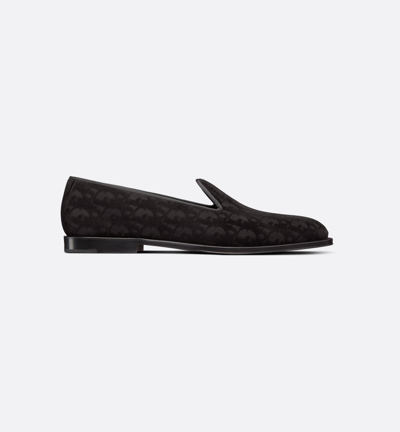 Timeless Loafer Black Dior Oblique Velvet