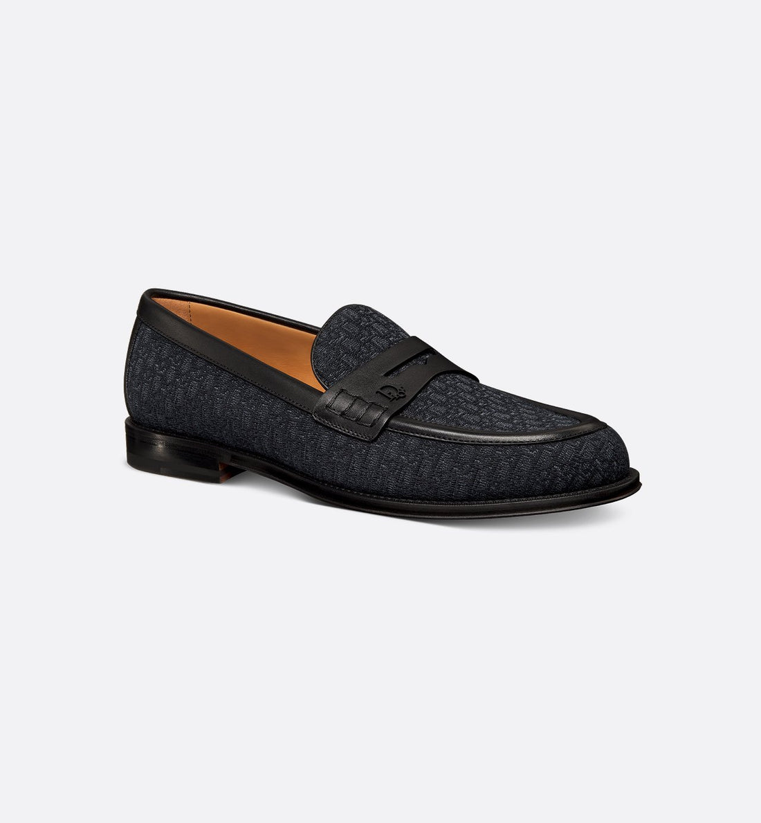 Granville Loafer Black Dior Oblique Jacquard