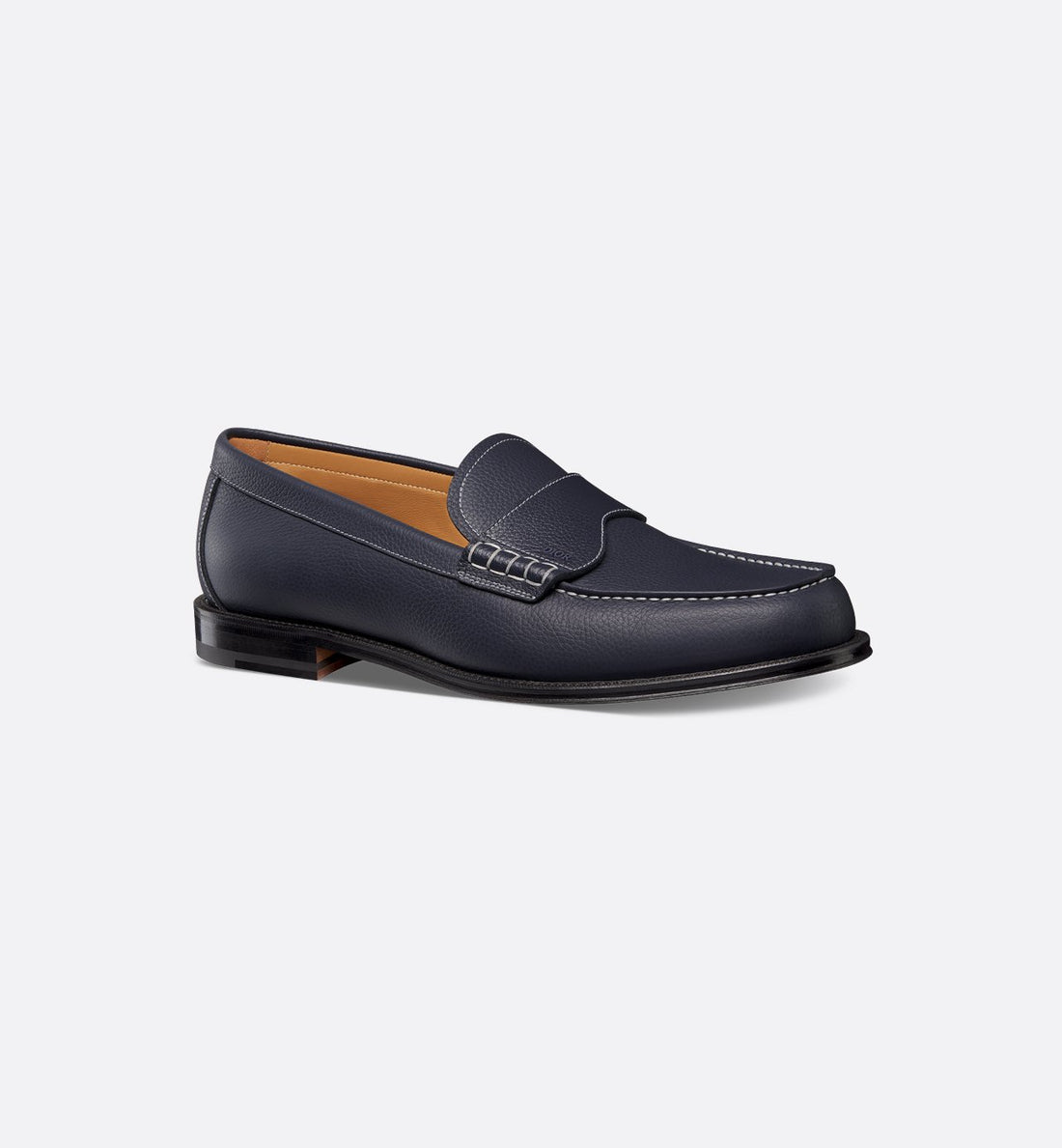 Granville Loafer Deep Blue Grained Calfskin