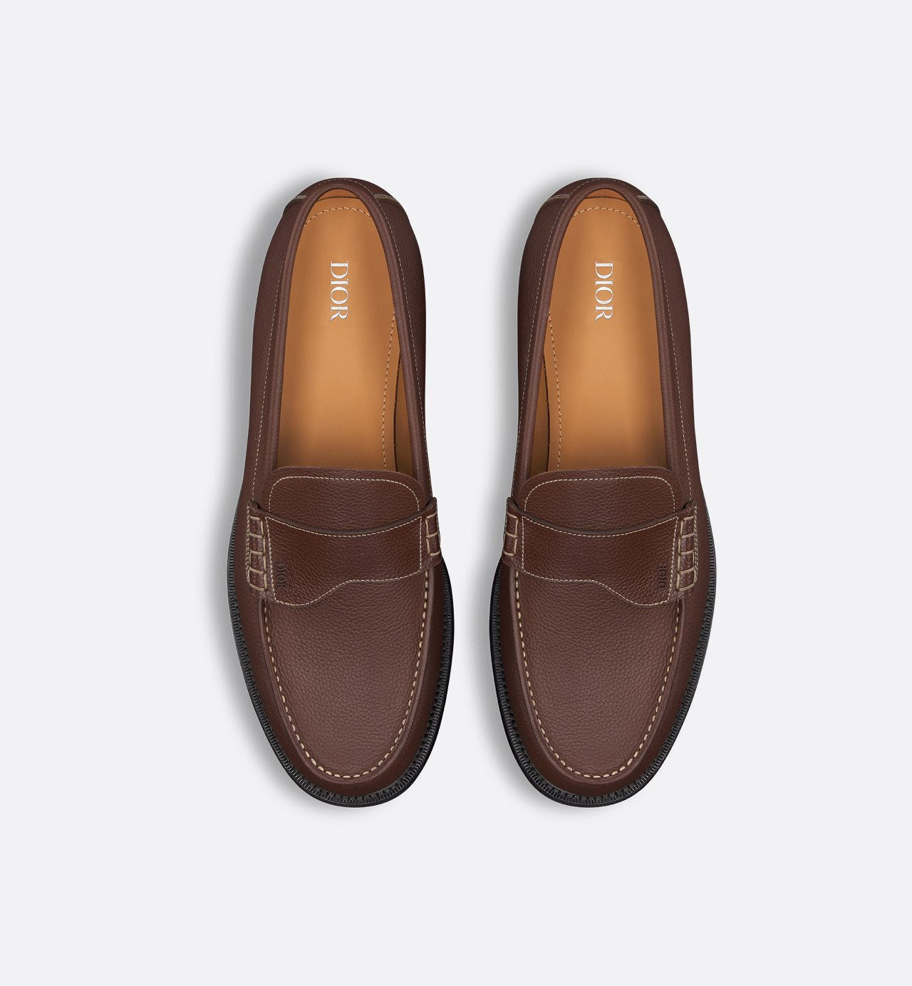 Granville Loafer Brown Grained Calfskin