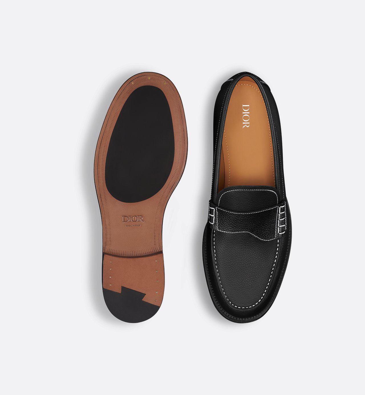 Granville Loafer Black Grained Calfskin