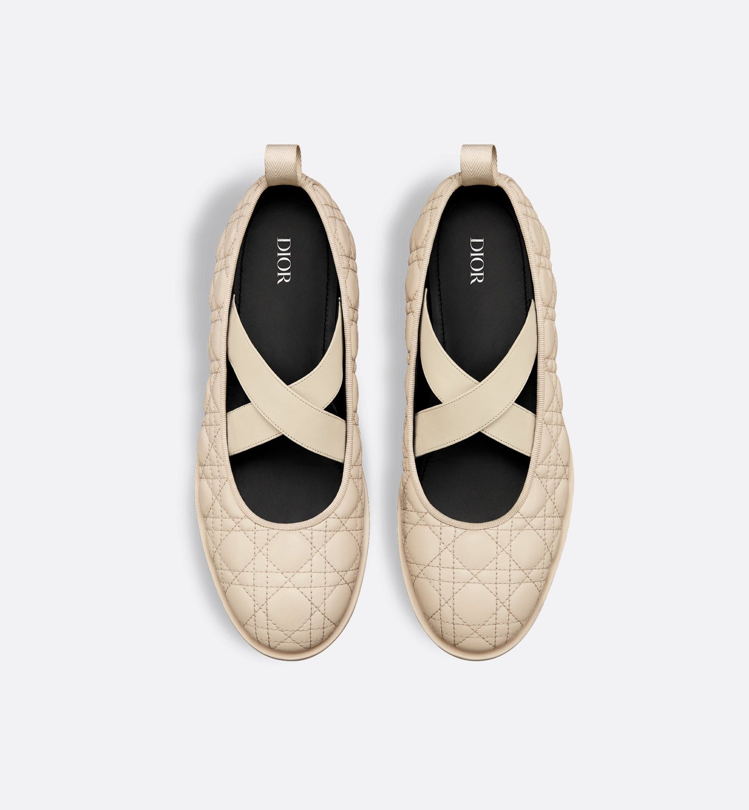 Tendu Ballet Flat Beige Kumo Cannage Calfskin