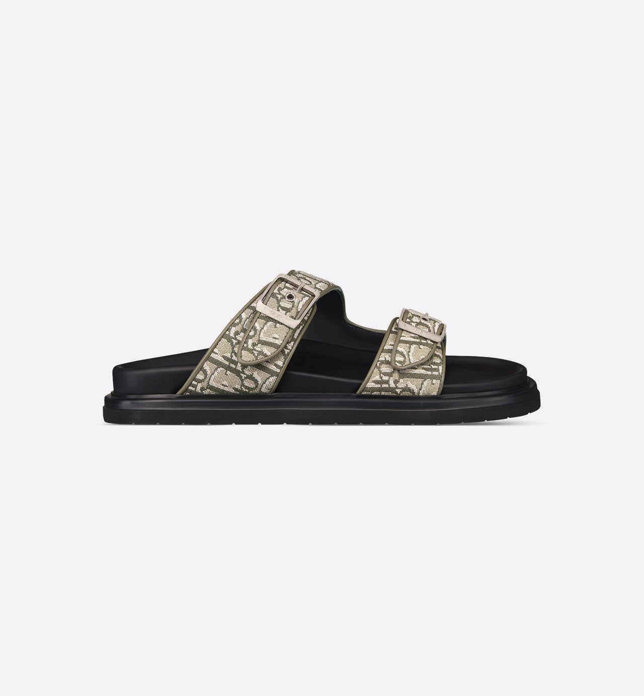 Aqua Sandal Khaki Dior Oblique Jacquard