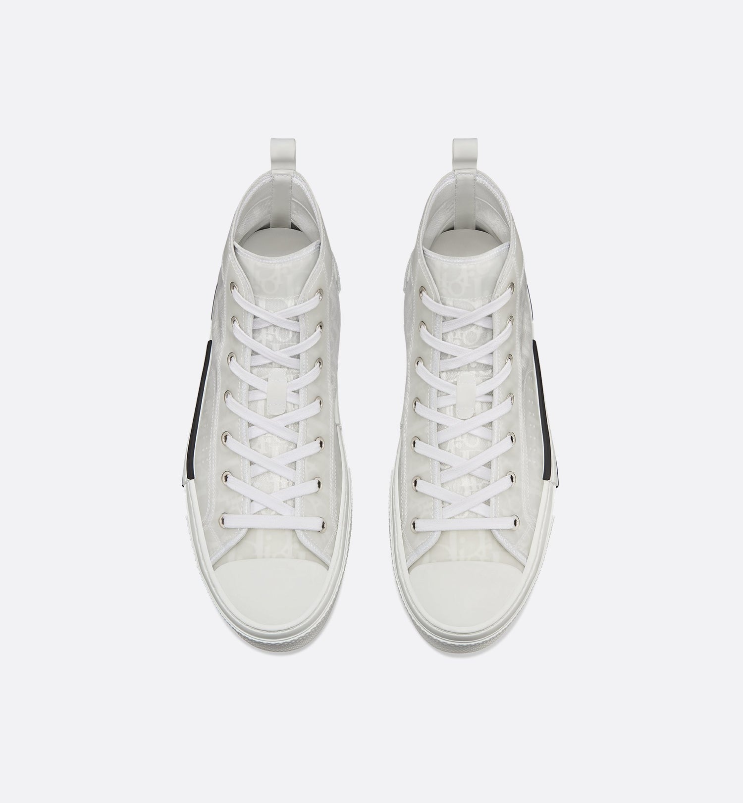 B23 High Top Sneaker White Dior Oblique Canvas