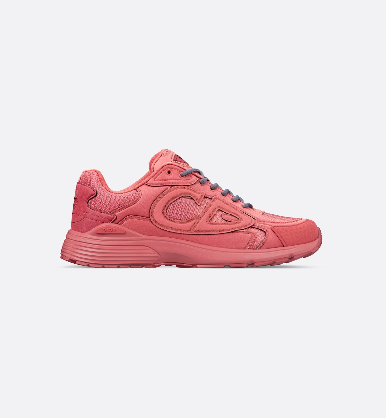 Dior And Stone Island B30 Sneaker Limited And Numbered Edition Red Technical Mesh And Red Dyed Cotton