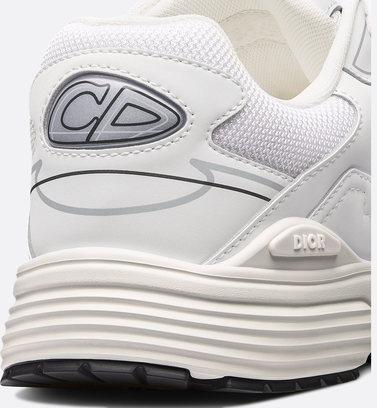 B30 Sneaker White Mesh And Technical Fabric