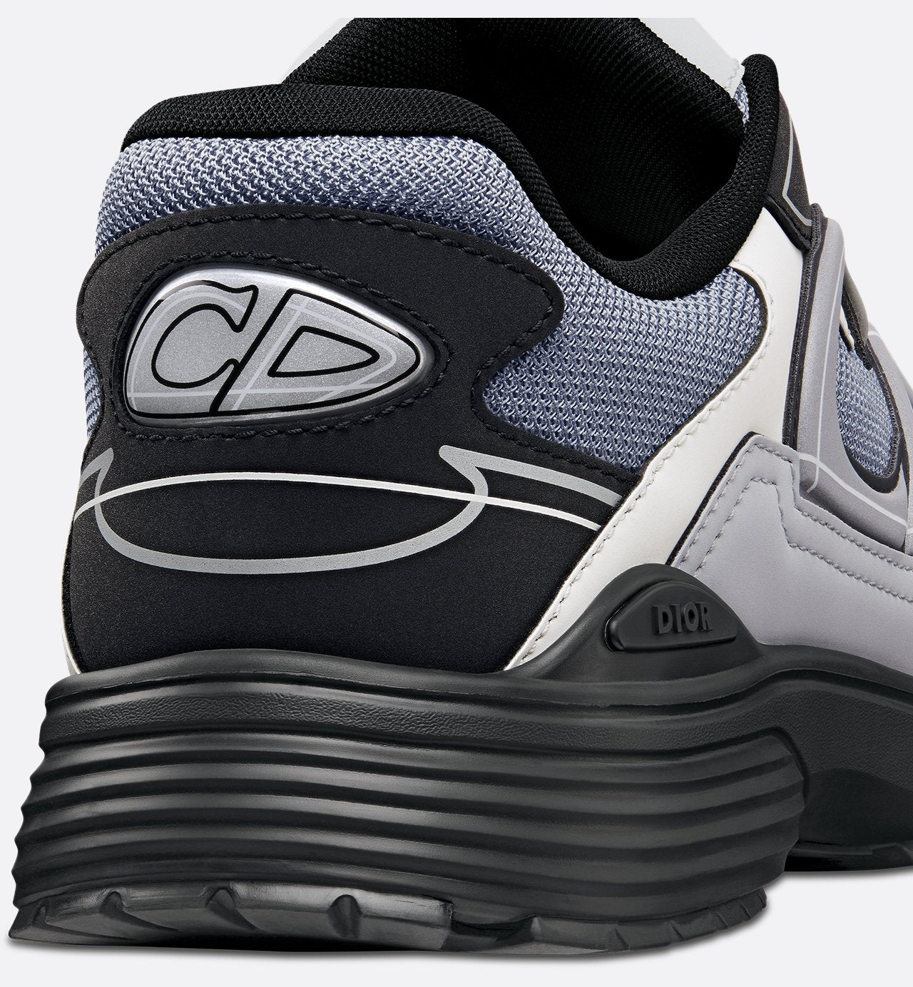 B30 Sneaker Blue Mesh With Gray White And Black Technical Fabric