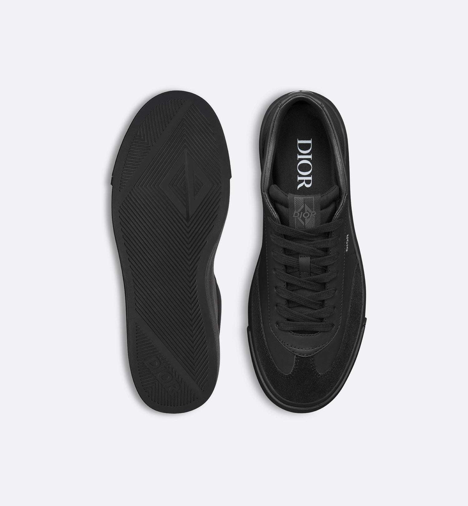 B101 Sneaker Black Smooth Calfskin And Nubuck