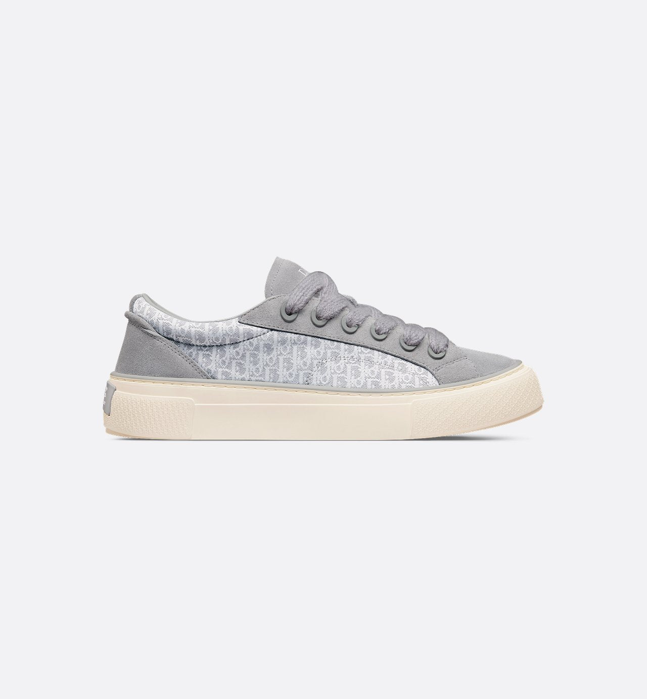 B33 Sneaker Dior Gray Dior Oblique Jacquard And Dior Gray Suede