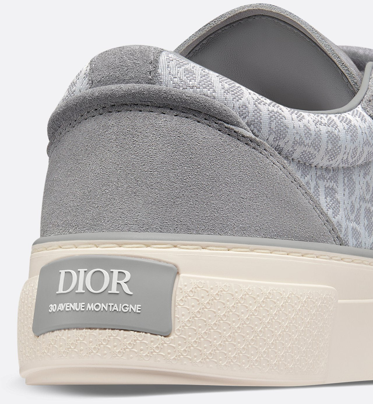 B33 Sneaker Dior Gray Dior Oblique Jacquard And Dior Gray Suede