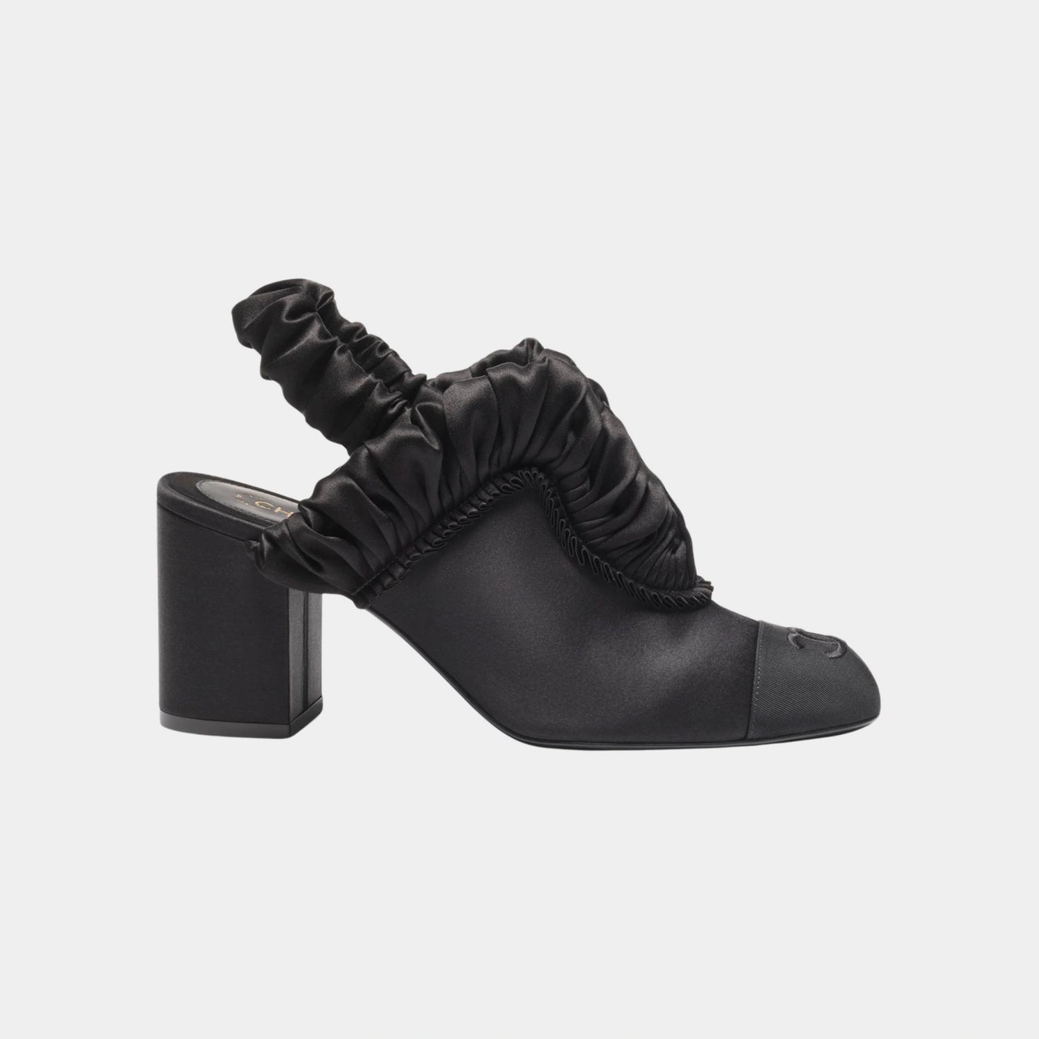 Slingbacks Silk Satin &amp; Grosgrain