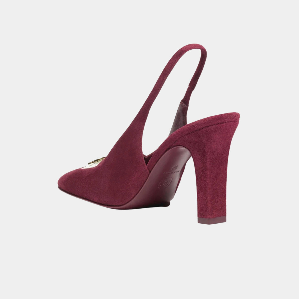 Slingbacks Suede Kidskin &amp; Patent Calfskin