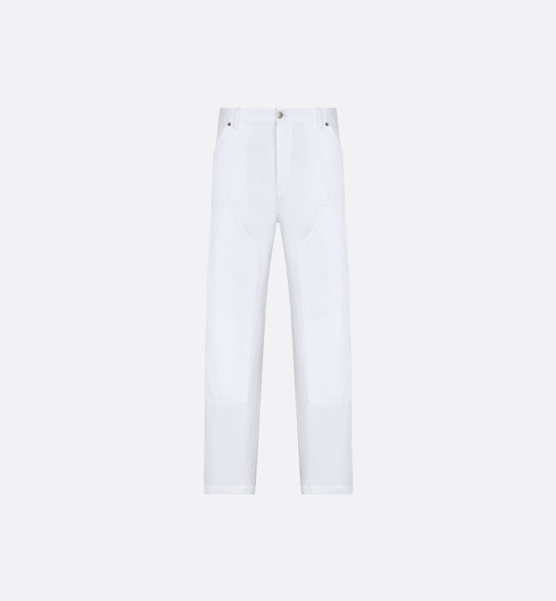 Carpenter Jeans White Cotton Twill